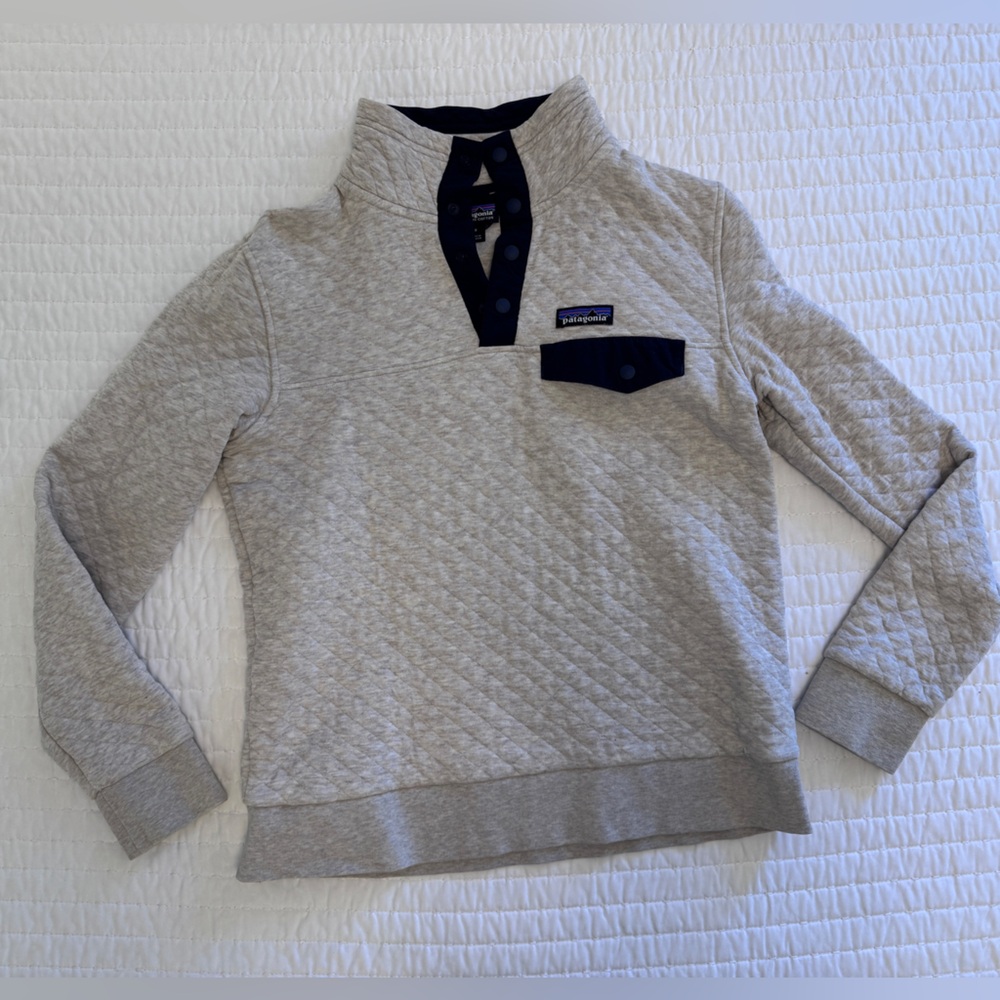 Women’s Patagonia-  Quilted 1/4 Snap Sweater - Picture 3 of 5